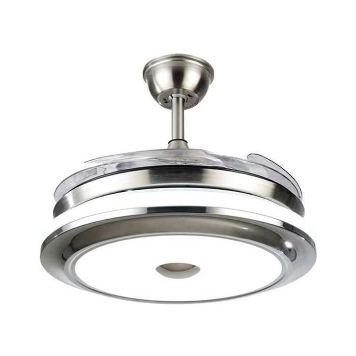 02-Ceiling fan fold up blade MP3 LED Bluetooth Foldable Blade LED Ceiling Fan with Bluetooth & MP3 - Image 1