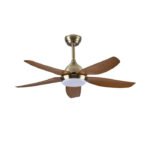 Ceiling Fan LED Wood Blade With Remote Control