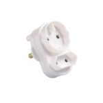 Euro Plug Adapter With 2pin and 3pin Socket