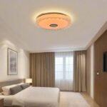 Modern LED Ceiling Light with MP3 Bluetooth Speaker