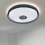 Modern Round LED Ceiling Light with Bluetooth & MP3 Speaker