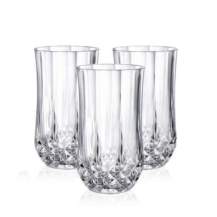 09-Glass set 1 Royal Homeware Crystal Glassware 3 Piece Set - Image 1