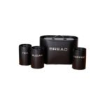Royal Homeware 4pc Bread bin & Canister Set - Image 2