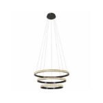 Crystal Ring Pendant LED 3 Tiers