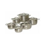 Tissoli Premium Stainless Steel Casserole Set 12-Piece