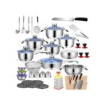 Stainless Steel Cookware 50Piece Set