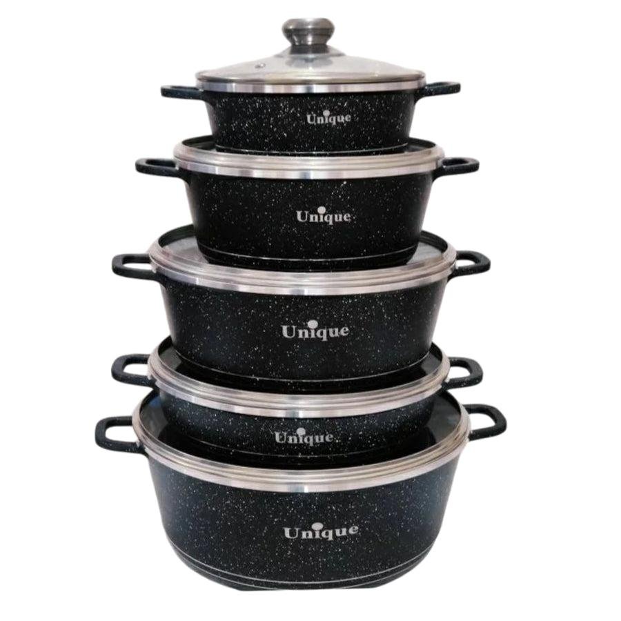 19-Pot set nonstick Pot Set Nonstick - Image 1