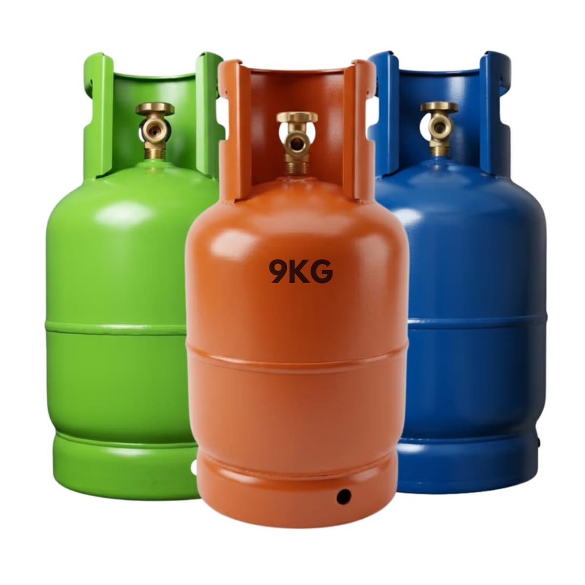 23-Gas bottles 9kg Gas bottles 9kg - Image 1